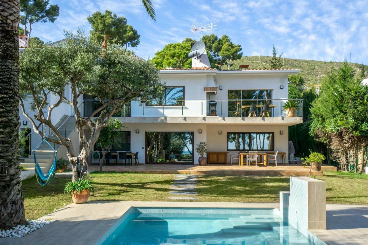 Villa Bella Vista Castelldefels Bagian luar foto
